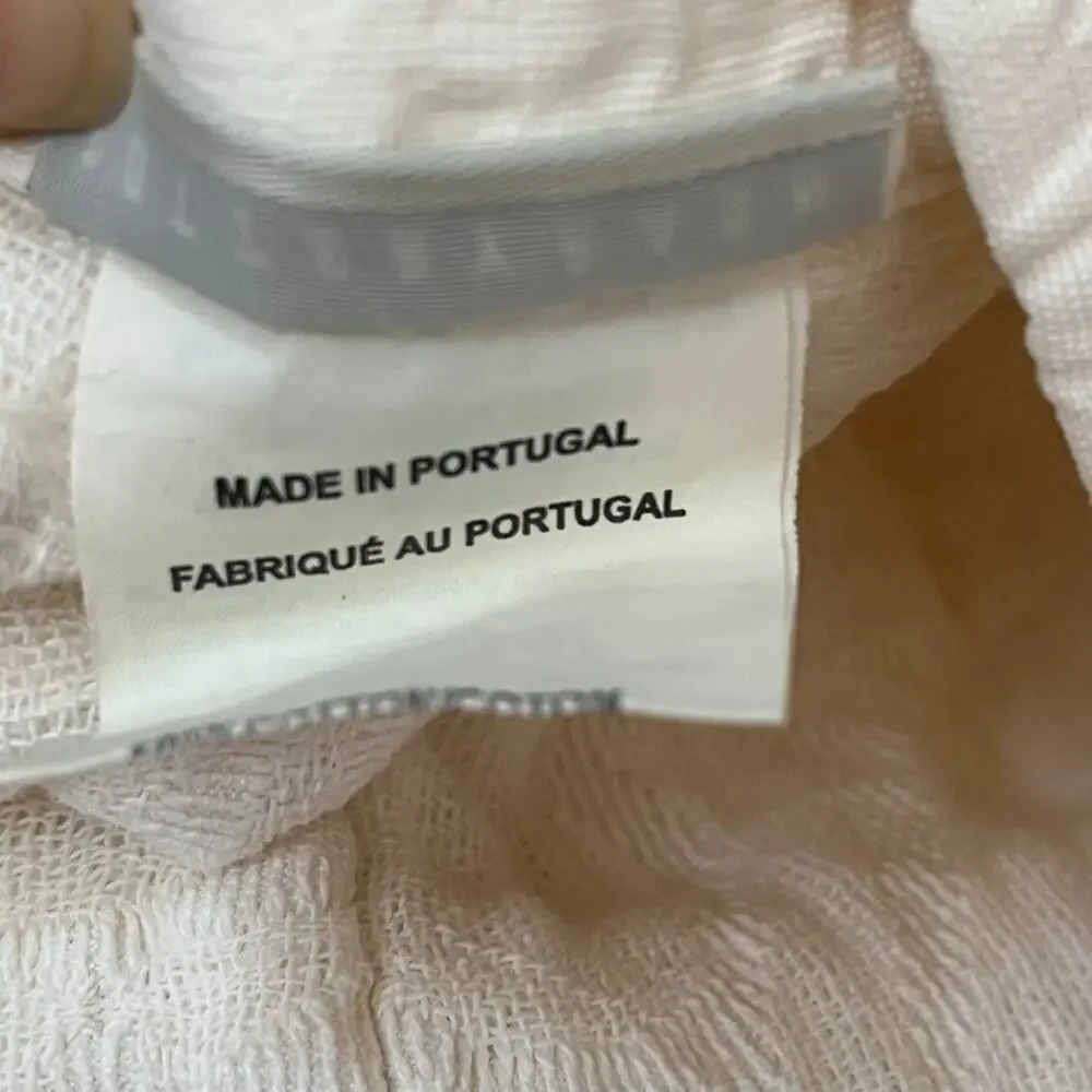 Pottery Barn Matelasse Euro & King Pillow Sham Cotton Ivory Textured